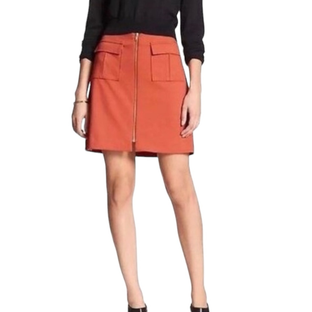 Banana Republic Zipper Front Mini Skirt NWT (T)